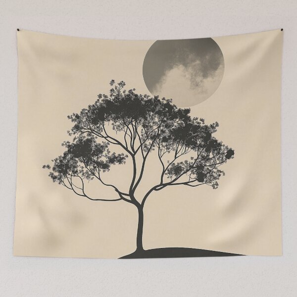 Item preview, Minimalist Harmony: Tree Silhouette designed and sold by Jozefin's Studio.