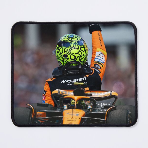 Aperçu de l'œuvre Vainqueur de la course Lando créée et vendue par F1PIT.