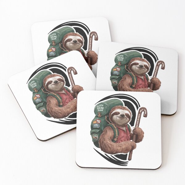 Item preview, sloth hiking team, funny sloth , sloth hiking  designed and sold by venavar.