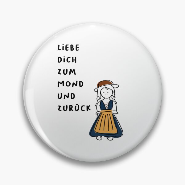 Item preview, Ich liebe dich bis zum Mond und zurück | Minimalist Design designed and sold by RM-Journey.