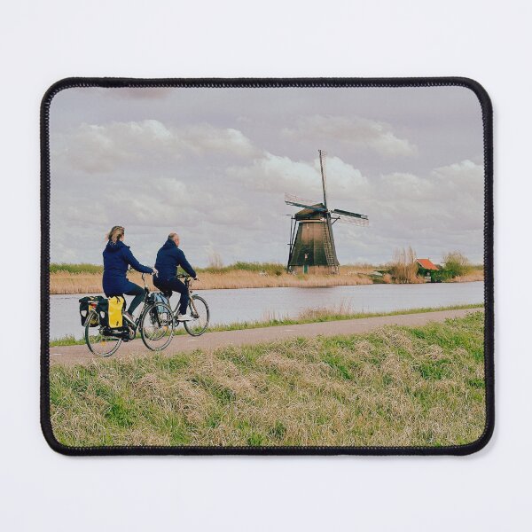 Item preview, Bikers at Kinderdijk designed and sold by sbodo.