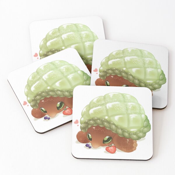 Item preview, melon bread tortoise  designed and sold by YogurtsArtShop.