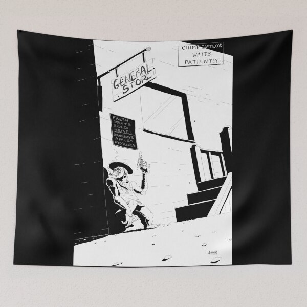 Item preview, Chimp Eastwood  designed and sold by BarnesComicArt.