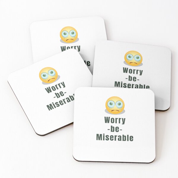 Item preview, Stressed Face Worry be Miserable designed and sold by KATKattalestv.