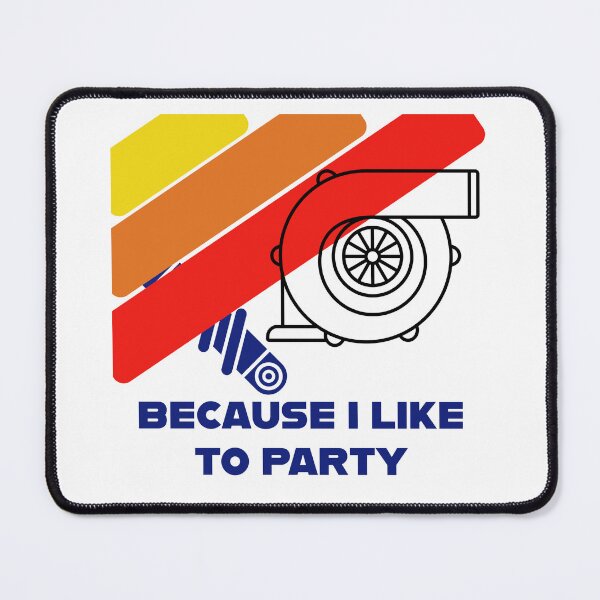 Item preview, Because I like to party, simple racing design. Light background only/recommended designed and sold by BatchmasterB.