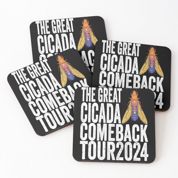 Item preview, Great Cicada Comeback Tour 2024 - Insect Invasion Retro designed and sold by BOUCHERIT amine.