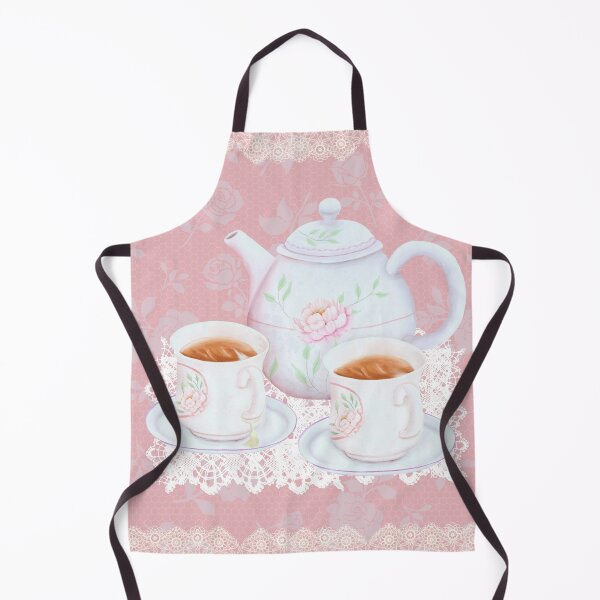 Item preview,  Delicate teapot on pink background designed and sold by LemonHorse.