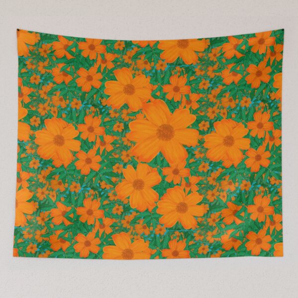 Item preview, Orange floral designed and sold by AmberAzbell.