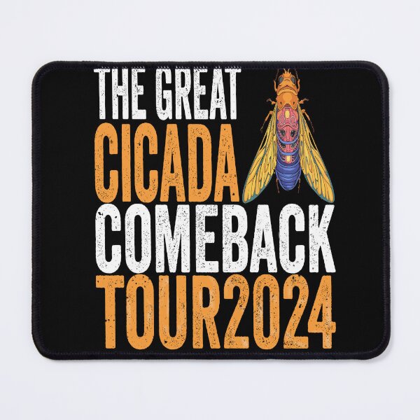 Item preview, Great Cicada Comeback Tour 2024 - Insect Invasion Retro designed and sold by BOUCHERIT amine.