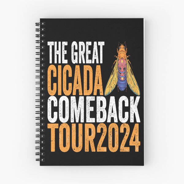 Item preview, Great Cicada Comeback Tour 2024 - Insect Invasion Retro designed and sold by BOUCHERIT amine.