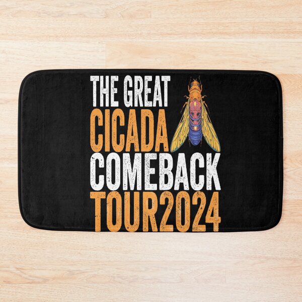 Item preview, Great Cicada Comeback Tour 2024 - Insect Invasion Retro designed and sold by BOUCHERIT amine.