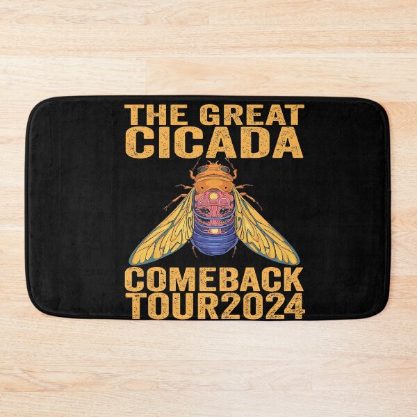 Item preview, Great Cicada Comeback Tour 2024 - Insect Invasion Retro designed and sold by BOUCHERIT amine.