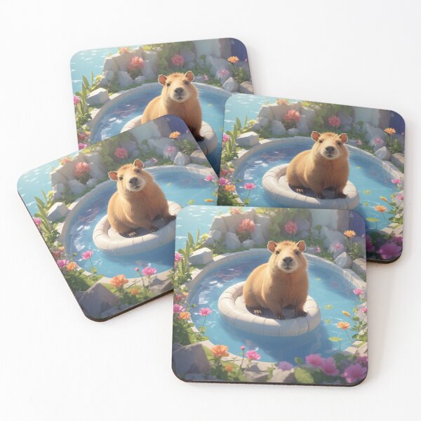 Item preview, Chilling Capybara in Nature designed and sold by Neranchara.