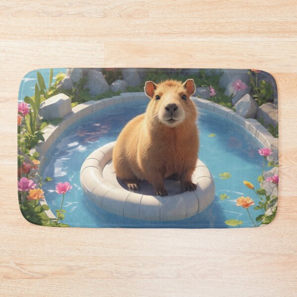 Item preview, Chilling Capybara in Nature designed and sold by Neranchara.