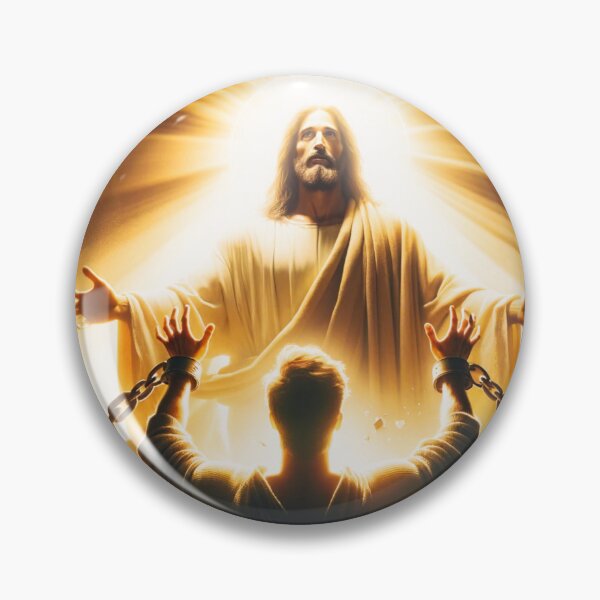 Item preview, "Find strength in me to break free from the chains of addiction." - John 8:32 designed and sold by STO1KA.