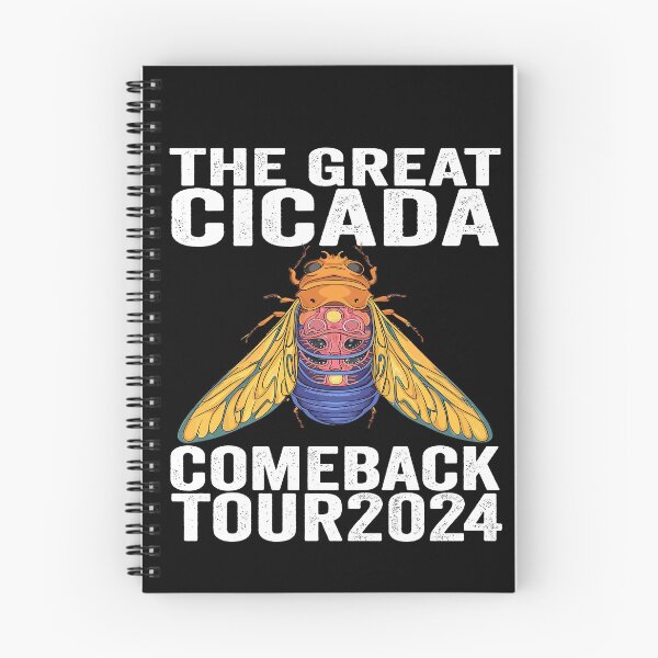 Item preview, Great Cicada Comeback Tour 2024 - Insect Invasion Retro designed and sold by BOUCHERIT amine.