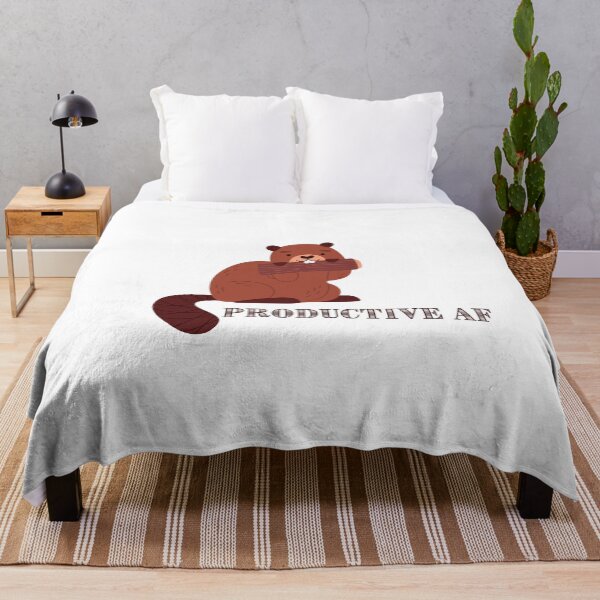 Item preview, Productive AF Funny Beaver designed and sold by SoyMoni.
