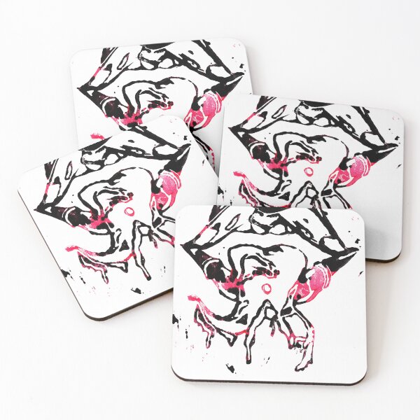Item preview, Tongue Splitting Lino Block Print designed and sold by DefiningDoodles.