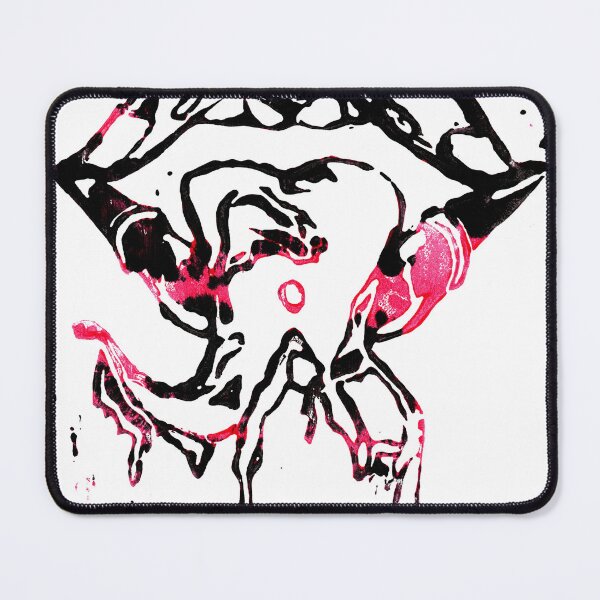 Item preview, Tongue Splitting Lino Block Print designed and sold by DefiningDoodles.