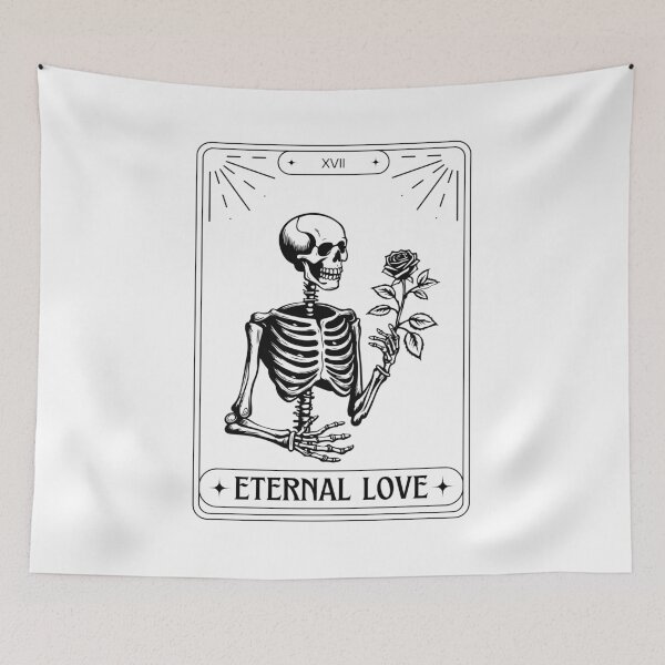 Item preview, Skeleton Tarot Card designed and sold by RedPumpFlash.