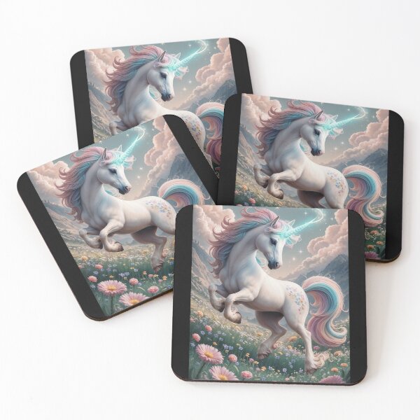 Item preview, Unicorn in the field designed and sold by ArtandSmile.