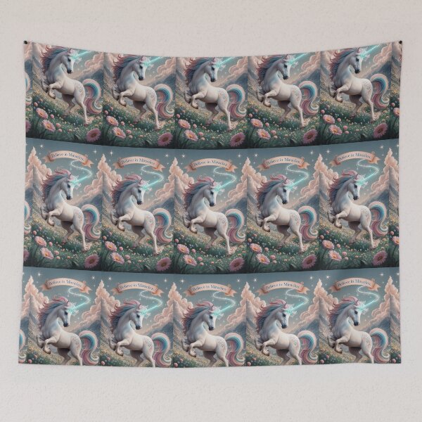 Item preview, Unicorn in the field designed and sold by ArtandSmile.