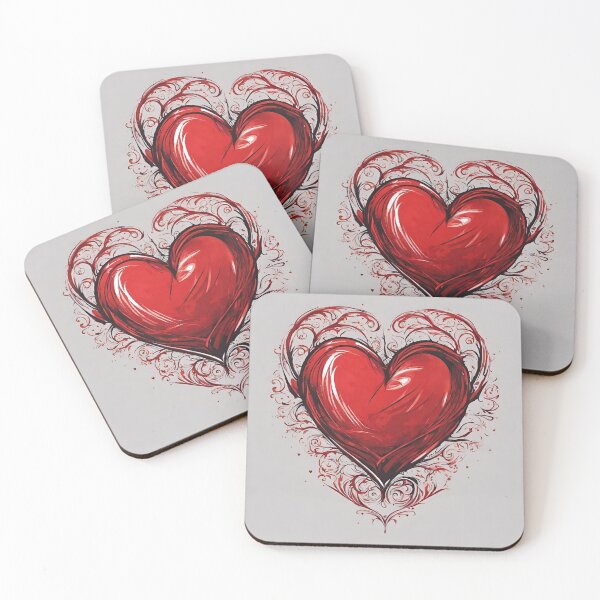 Item preview, Digital Red Heart Art: Beautifully Designed by TRYKID designed and sold by TRYKID.