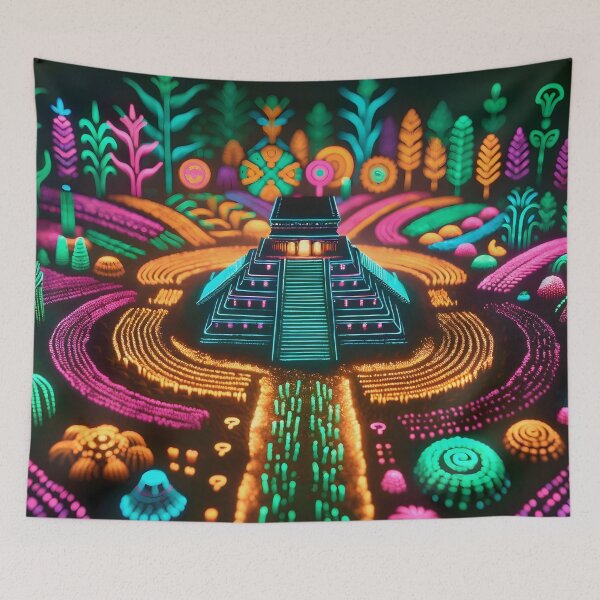 Item preview, Black Light Temple  designed and sold by FoodForEyes.