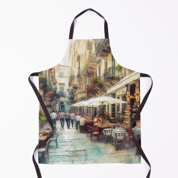 Item preview, Old World Charm in a Modern Urban Alley designed and sold by ArtComixHaven.