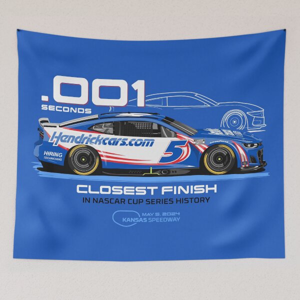 Item preview, Kyle Larson CLOSEST FINISH in NASCAR History 2024 designed and sold by Amblem-Store.