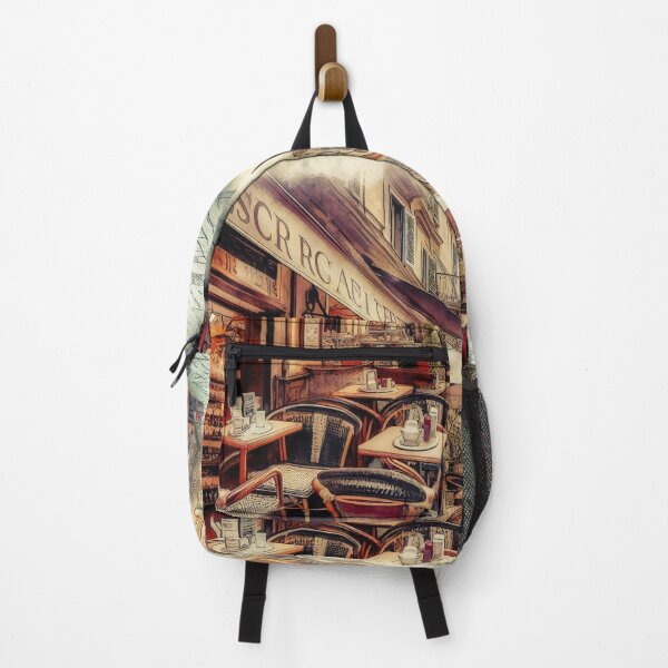 Item preview, Enchanting European Alleyway Café Watercolor designed and sold by ArtComixHaven.
