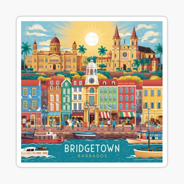 Item preview, Bridgetown,Barbados designed and sold by JaksaDesignHub.