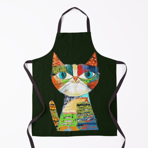 Item preview, Colorful Whimsical Cat Design Illustration: Rainbow Purrfection! designed and sold by adriaquart.