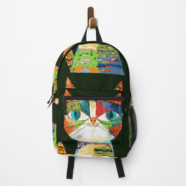 Item preview, Colorful Whimsical Cat Design Illustration: Rainbow Purrfection! designed and sold by adriaquart.