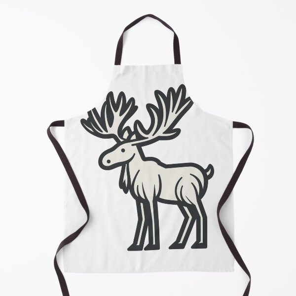 Item preview, Majestic White Moose Silhouette designed and sold by YegMark.