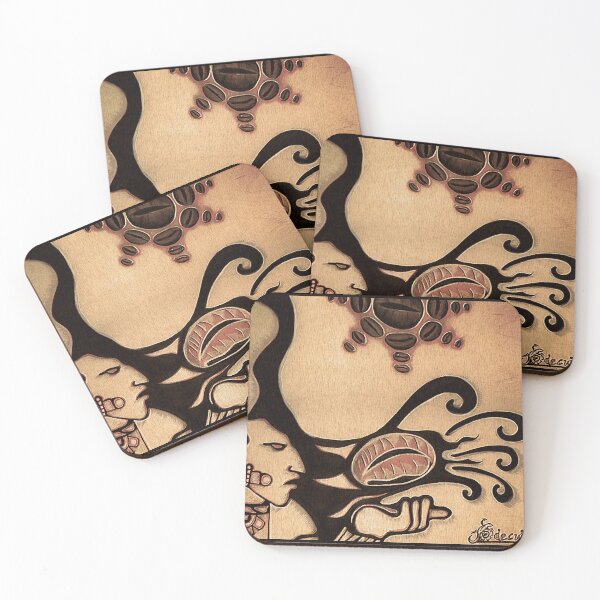 Item preview, prehispanic coffee designed and sold by angeldecuir.