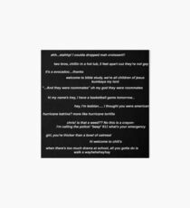 vine quotes Art Board