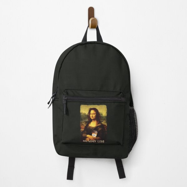 Item preview, Monday Lisa Gioconda Mona Lisa With Coffe And Tangled Hair designed and sold by stylesip.
