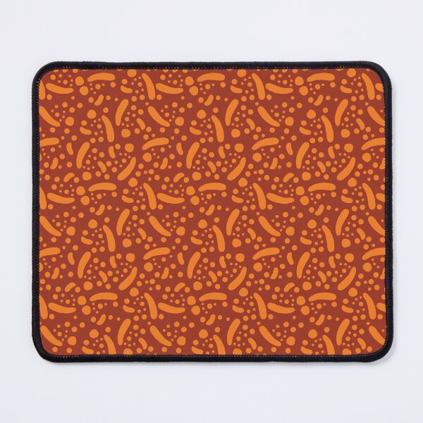 Item preview, Groovy Boho 70s Inspired Abstract Flowers Orange Brown designed and sold by DanielleFishIll.