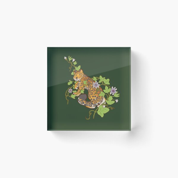 Item preview, Jaguar Jungle with Passionflowers designed and sold by Art-Lyss.