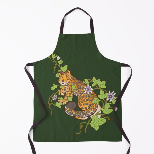 Item preview, Jaguar Jungle with Passionflowers designed and sold by Art-Lyss.