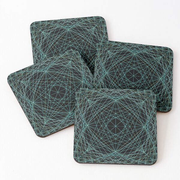 Item preview, Rectangular Pattern #6 Morph C [18578-Cyans-BB] designed and sold by LottMultimedia.