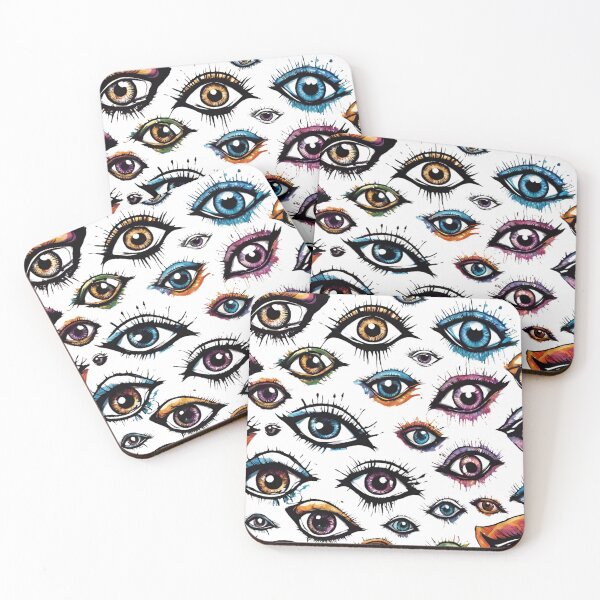 Item preview, Eyes All Around: Vibrant Digital Patterns by TRYKID designed and sold by TRYKID.