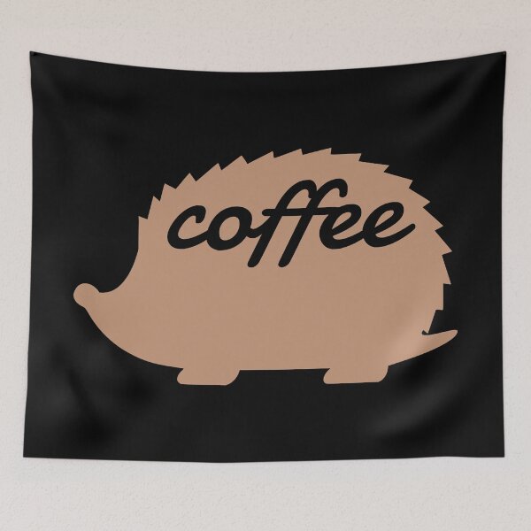 Item preview, Hedgehog Coffee designed and sold by FieldScent.
