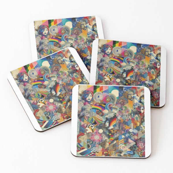 Artikelvorschau, Kunstcollage, Vintage Mosaik Charm Poster und Kunstdrucke entworfen und verkauft von IMPRINTSTYLEZ.
