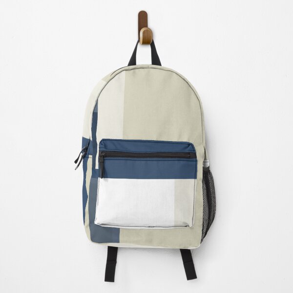 Item preview, Beige nit blue white black designed and sold by NAERENA.