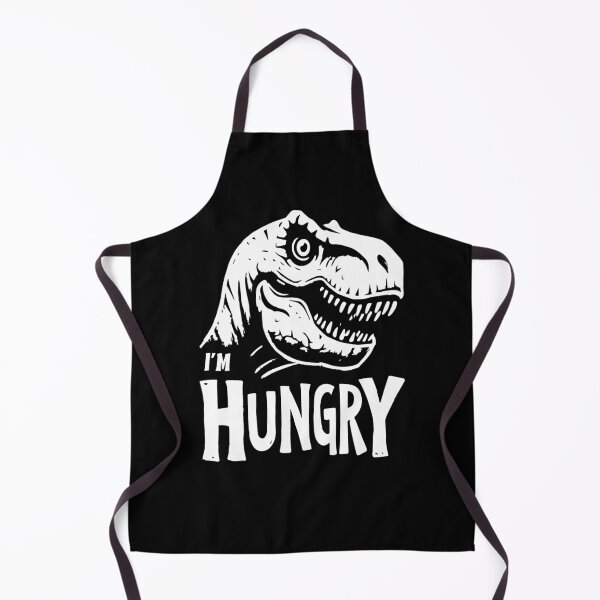 Artikelvorschau, Ich habe Hunger, T-Rex-Dinosaurier auf Schwarz entworfen und verkauft von 89BLACK.