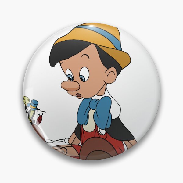 Item preview, Pinocchio & Jiminy Cricket designed and sold by pixie--dust.