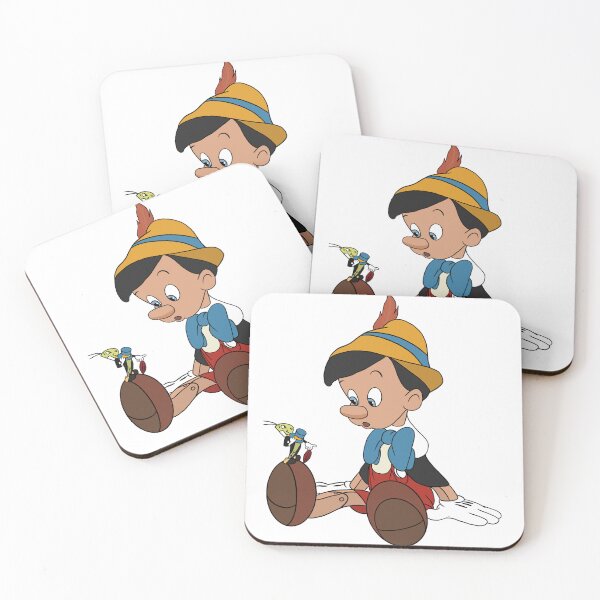 Item preview, Pinocchio & Jiminy Cricket designed and sold by pixie--dust.