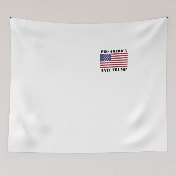 Item preview, Pro America Anti Trump American Flag T-shirt designed and sold by kirei.